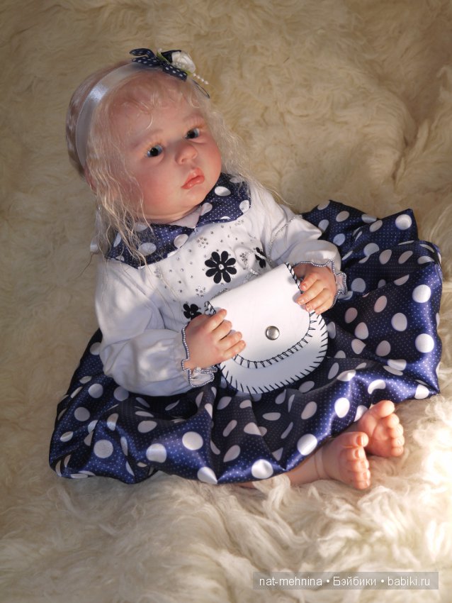 Моя малышка Оленька, кукла реборн Натальи Фединой, Baby-Zest
