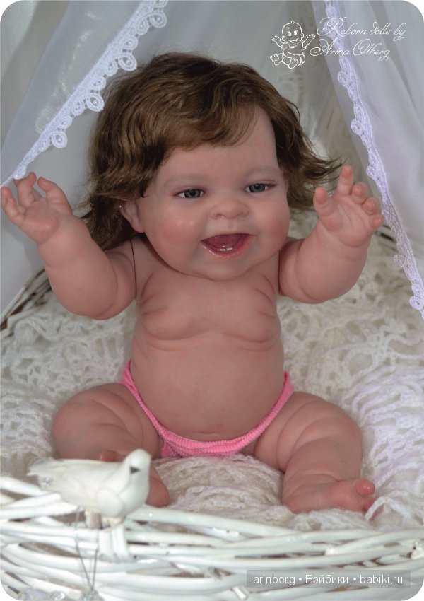 Переделочка из Berenguer Lola в куколку-реборн Лёлечку (фото 9)