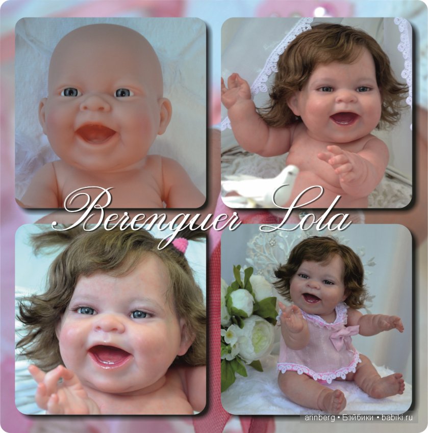 Переделочка из Berenguer Lola в куколку-реборн Лёлечку