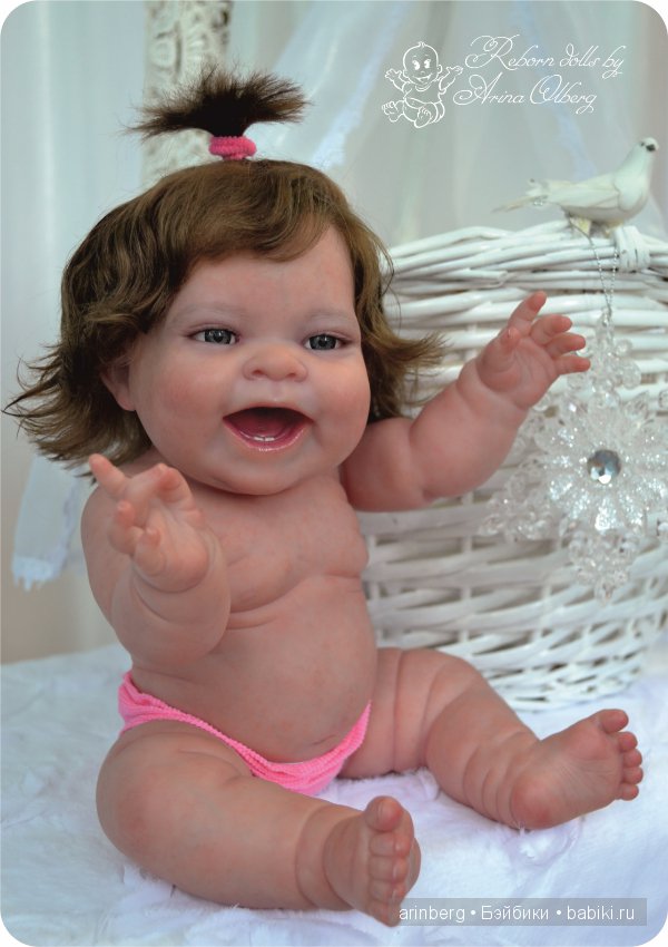 Переделочка из Berenguer Lola в куколку-реборн Лёлечку