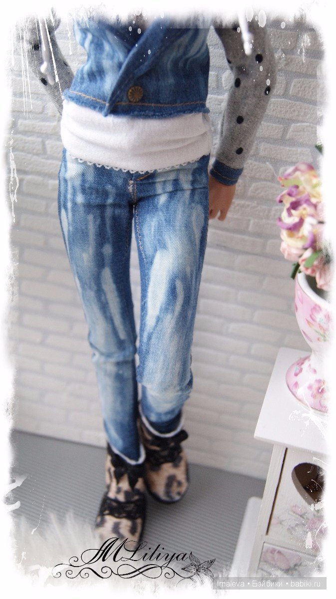 Коллекция весна-лето 2016 от "Doll Jeans" или джинсово-трикотажная одежда для слим МСД (фото 7)