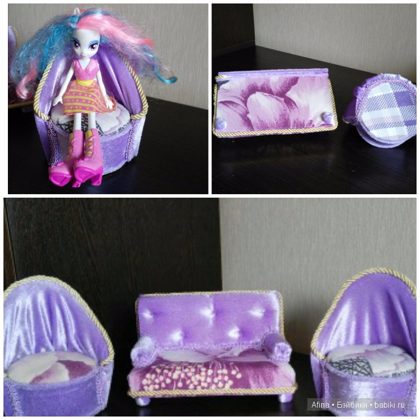 Мебель для кукол. Диваны, кресла, столы, шкафы, торшеры и т.д (фото 6)
