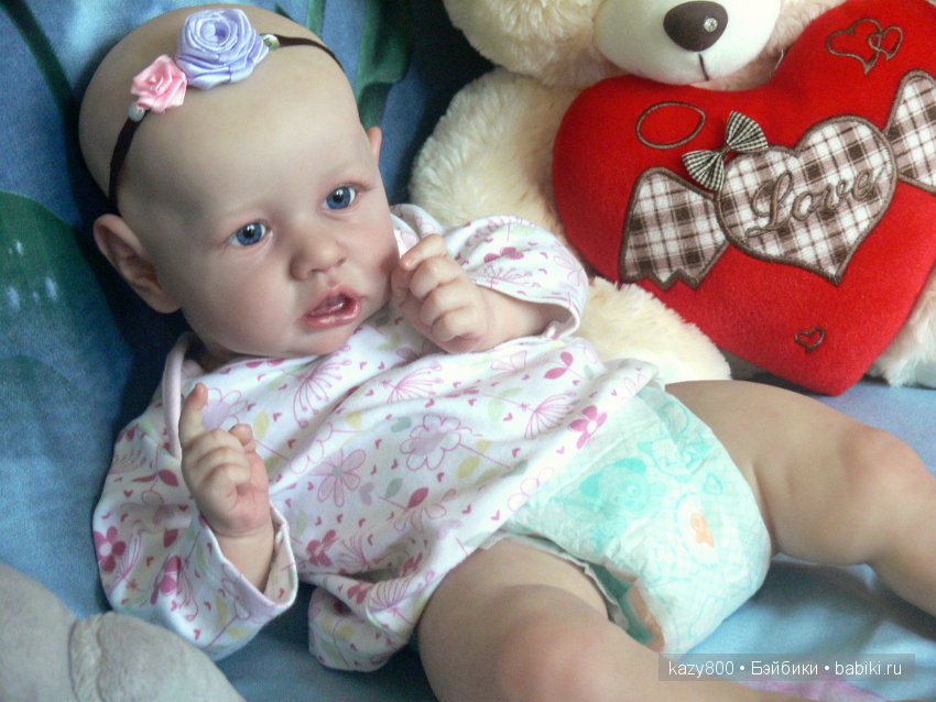 Лысёныш Saskia. Кукла реборн Елены Коротковой "Natali-VO" (фото 3)