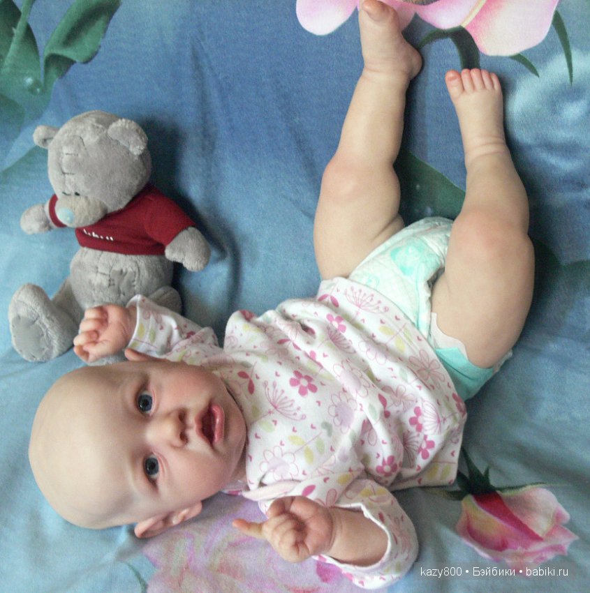 Лысёныш Saskia. Кукла реборн Елены Коротковой "Natali-VO"