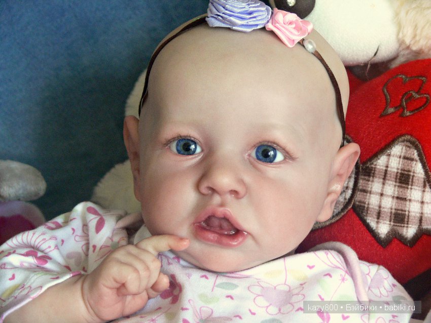 Лысёныш Saskia. Кукла реборн Елены Коротковой "Natali-VO" (фото 2)