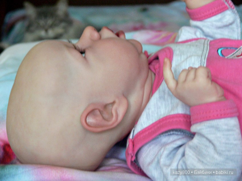 Лысёныш Saskia. Кукла реборн Елены Коротковой "Natali-VO" (фото 4)