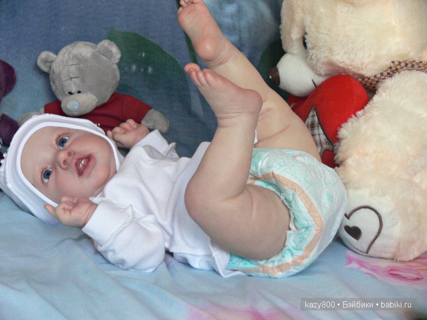 Лысёныш Saskia. Кукла реборн Елены Коротковой "Natali-VO"