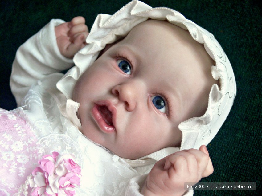 Лысёныш Saskia. Кукла реборн Елены Коротковой "Natali-VO"