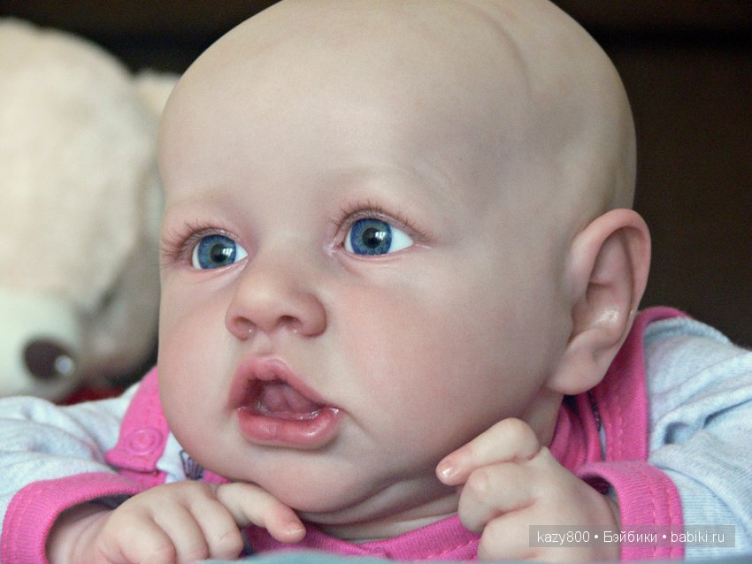 Лысёныш Saskia. Кукла реборн Елены Коротковой "Natali-VO"