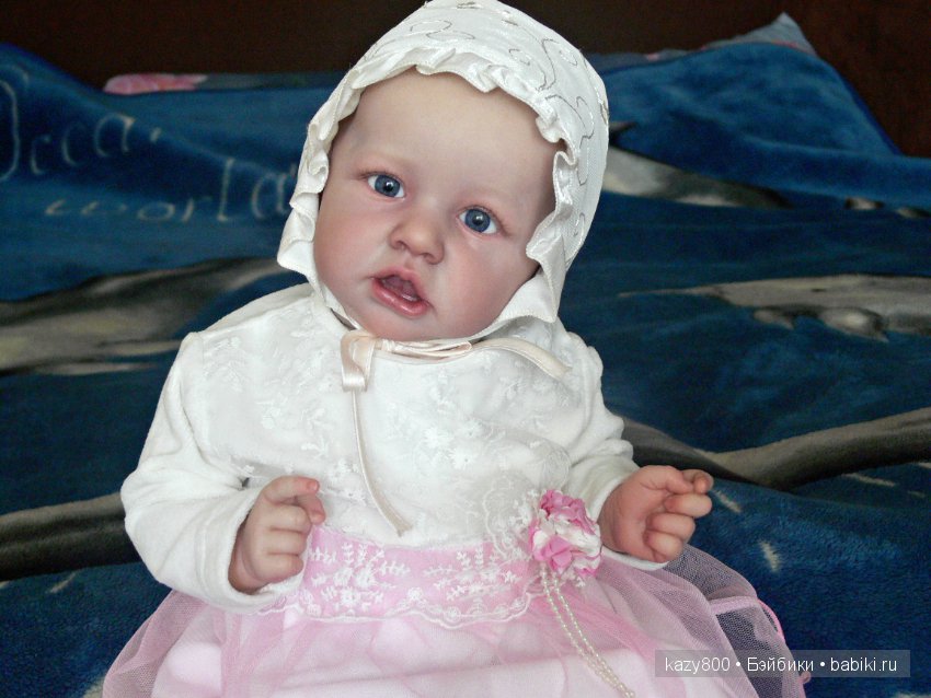 Лысёныш Saskia. Кукла реборн Елены Коротковой "Natali-VO"