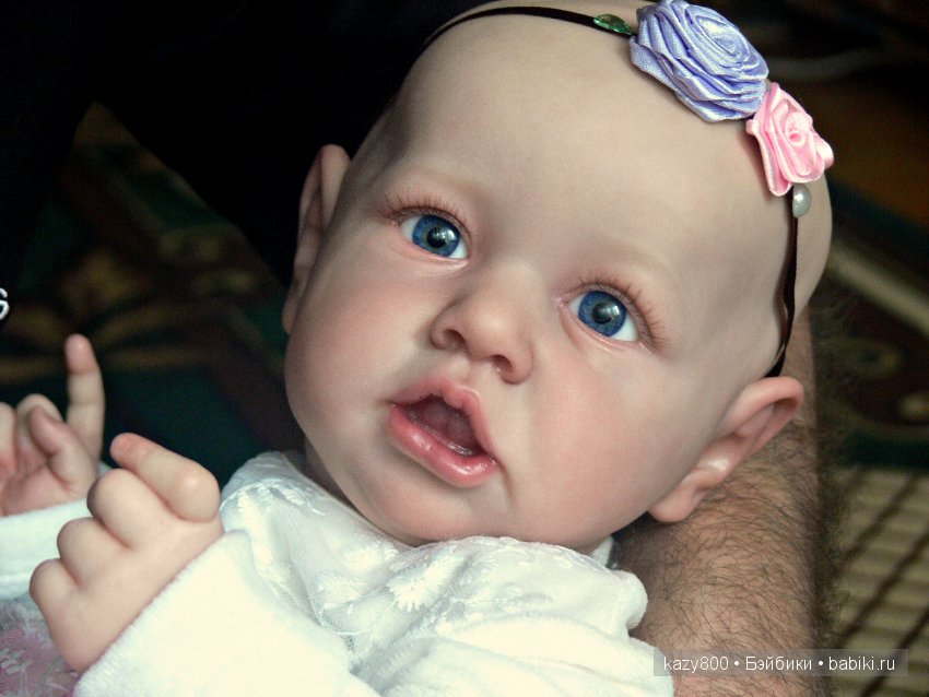 Лысёныш Saskia. Кукла реборн Елены Коротковой "Natali-VO"