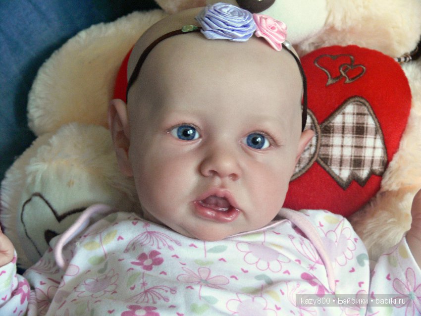 Лысёныш Saskia. Кукла реборн Елены Коротковой "Natali-VO"