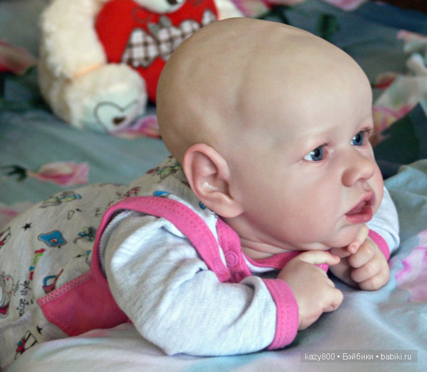 Лысёныш Saskia. Кукла реборн Елены Коротковой "Natali-VO"