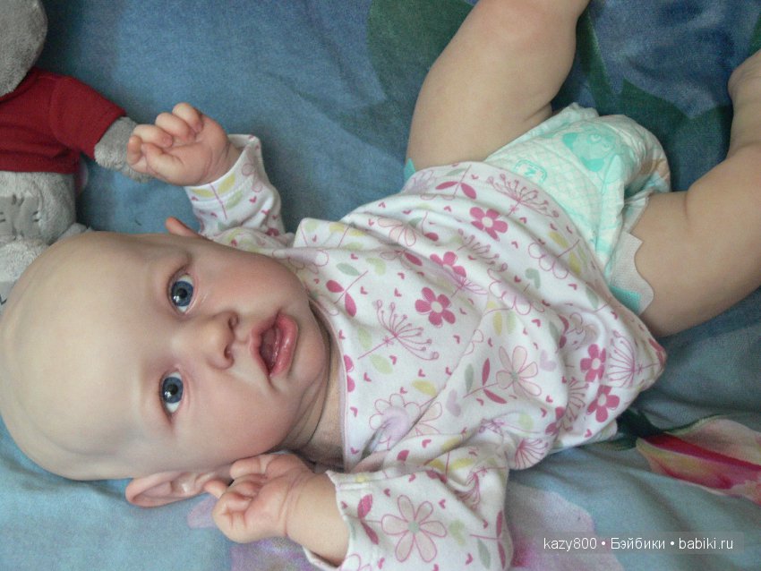 Лысёныш Saskia. Кукла реборн Елены Коротковой "Natali-VO"