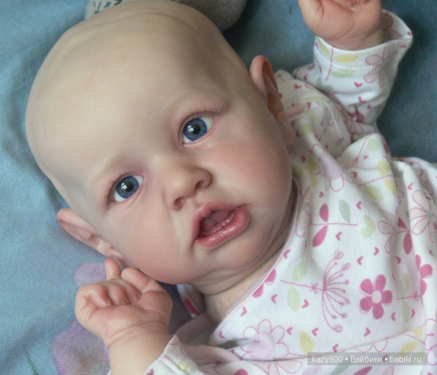 Лысёныш Saskia. Кукла реборн Елены Коротковой "Natali-VO"