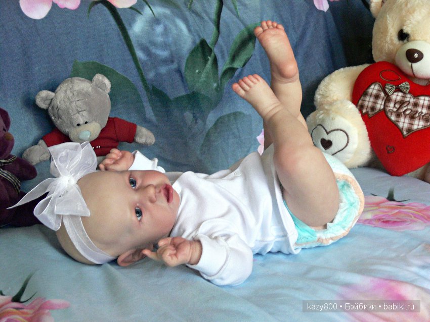 Лысёныш Saskia. Кукла реборн Елены Коротковой "Natali-VO"