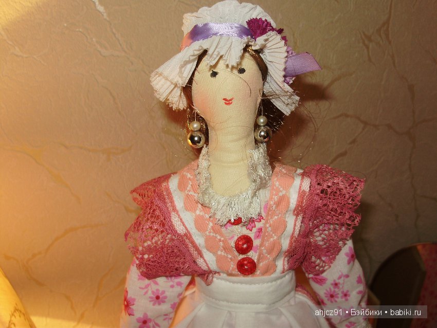 Кукла Тильда ручной работы Фея Лиза модистка- белошвейка (фото 4)