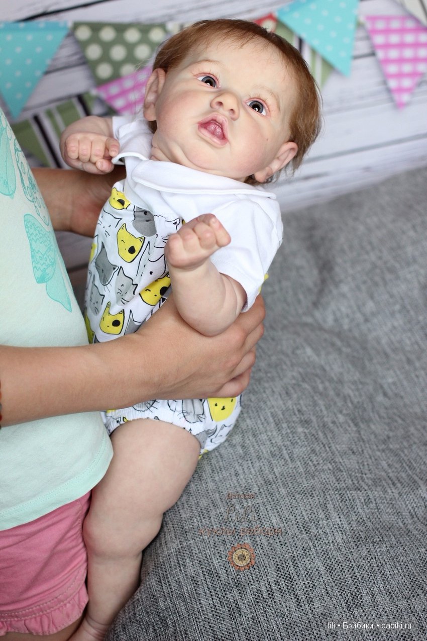 Мой малыш реборн Саския позирует (фото 8)