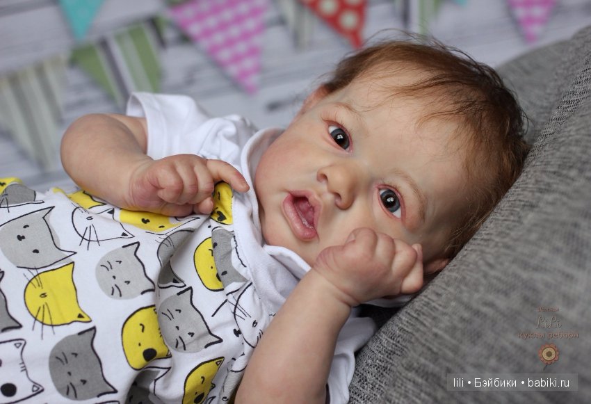 Мой малыш реборн Саския позирует (фото 4)