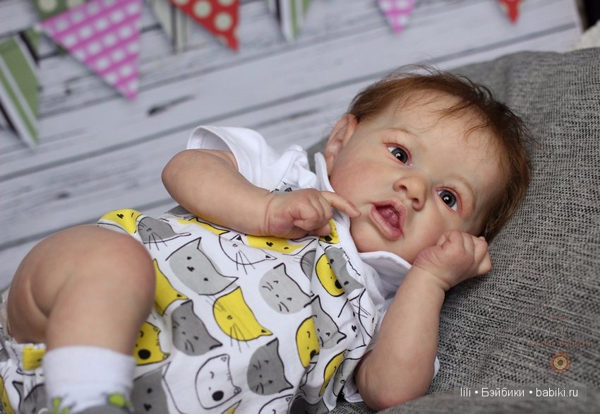 Мой малыш реборн Саския позирует (фото 3)