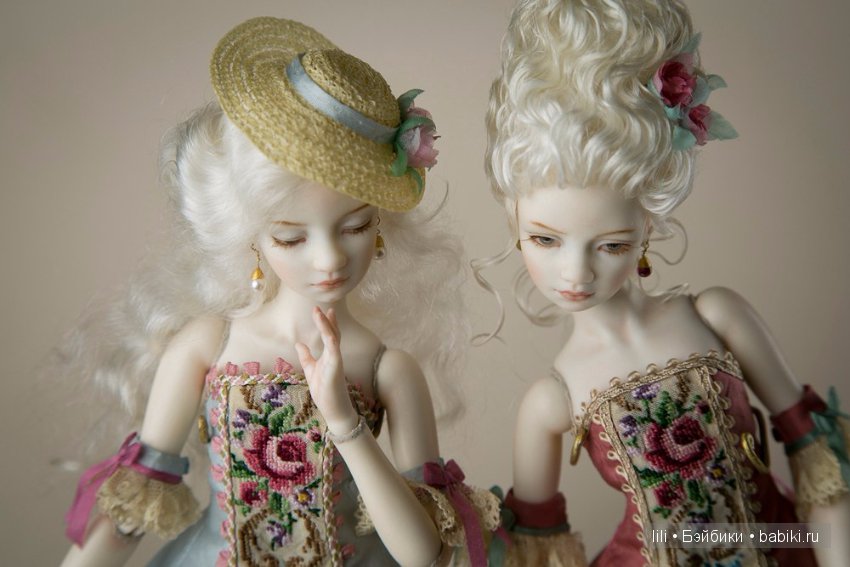Новые шарнирные куклы Маргариты Цветковой. Рококо и Секрет (фото 3)