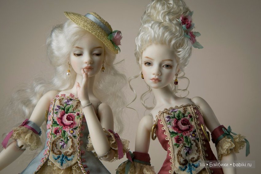 Новые шарнирные куклы Маргариты Цветковой. Рококо и Секрет (фото 2)