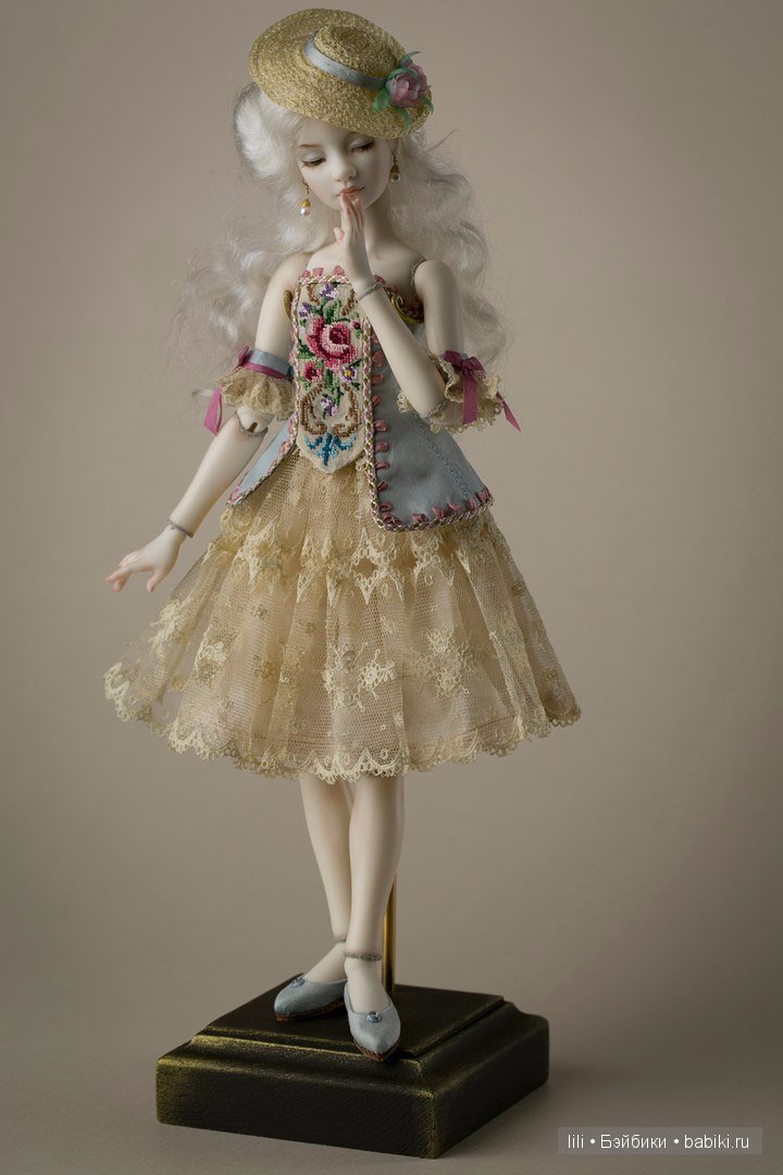 Новые шарнирные куклы Маргариты Цветковой. Рококо и Секрет (фото 8)