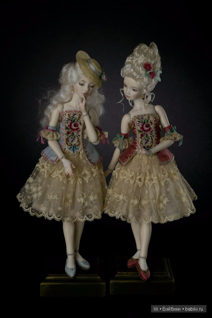 Новые шарнирные куклы Маргариты Цветковой. Рококо и Секрет (фото 4)