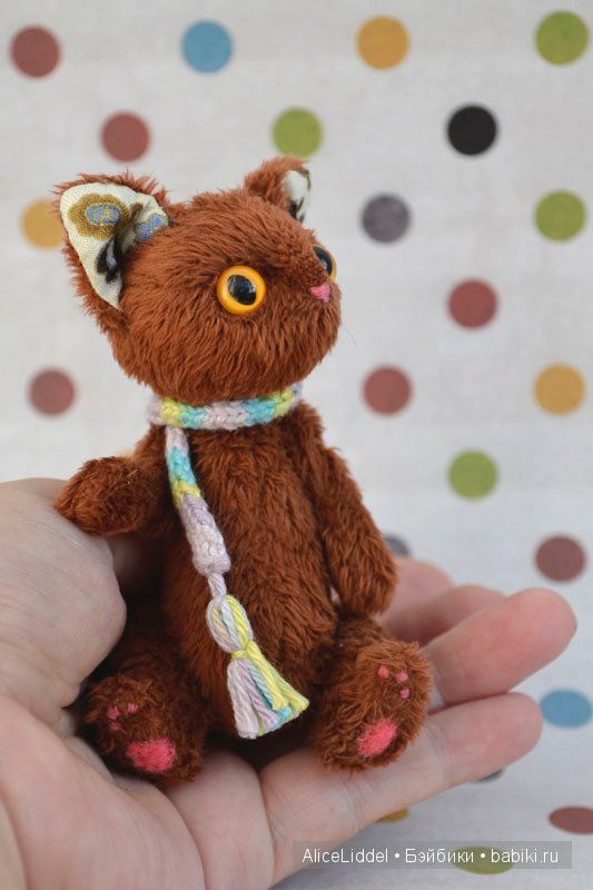 Котики, игрушки ручной работы (фото 10)