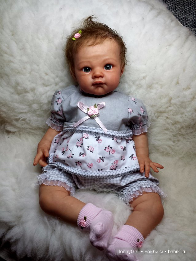 Poppet by Adrie Stoete Reborn by Jenny Gall, Куклы Реборн Дженни Галль