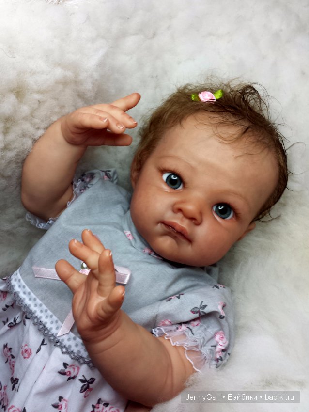 Poppet by Adrie Stoete Reborn by Jenny Gall, Куклы Реборн Дженни Галль (фото 10)