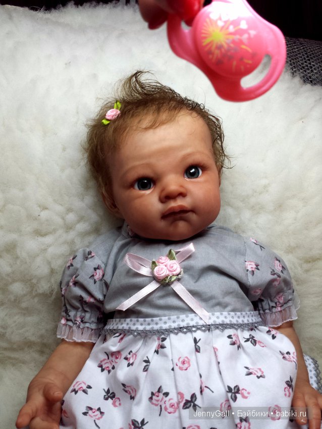 Poppet by Adrie Stoete Reborn by Jenny Gall, Куклы Реборн Дженни Галль