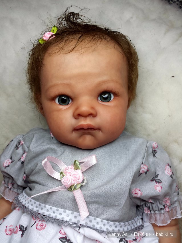 Poppet by Adrie Stoete Reborn by Jenny Gall, Куклы Реборн Дженни Галль