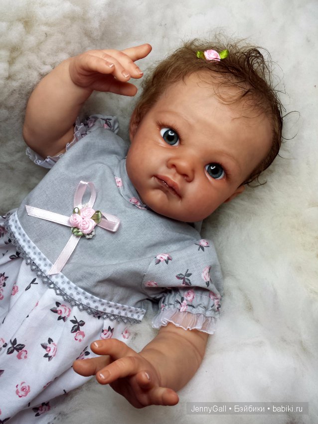 Poppet by Adrie Stoete Reborn by Jenny Gall, Куклы Реборн Дженни Галль (фото 9)