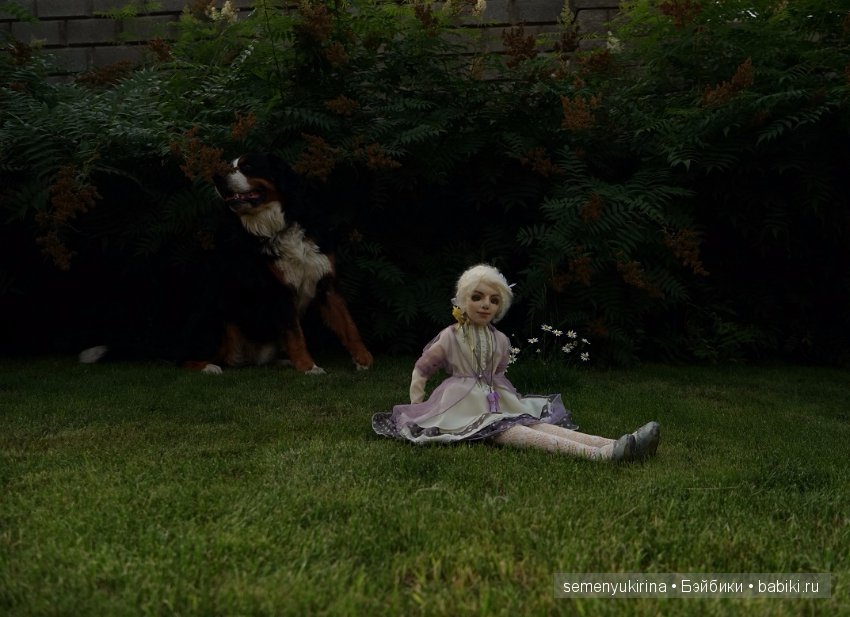 Текстильная кукла Настенька