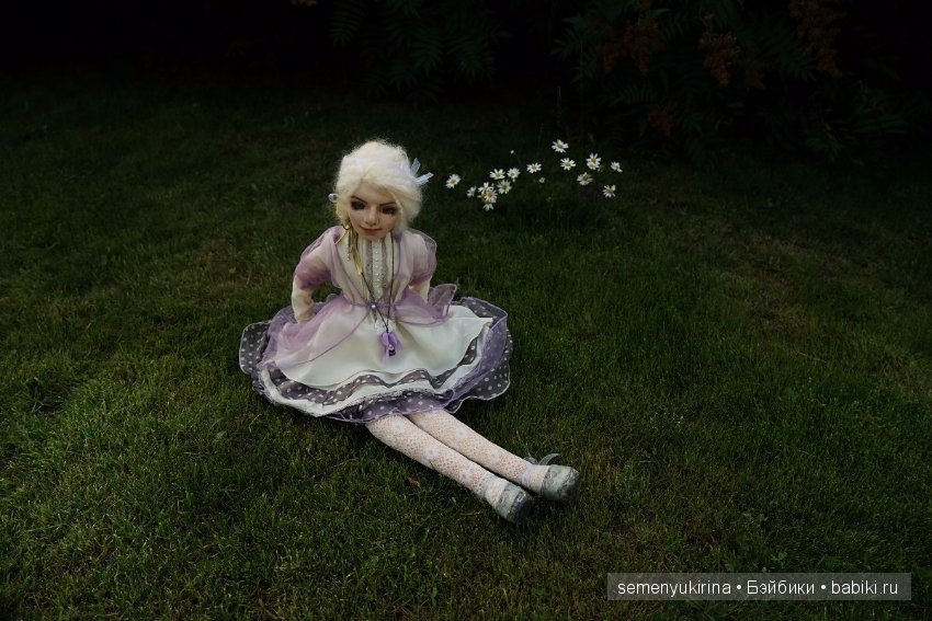 Текстильная кукла Настенька (фото 7)