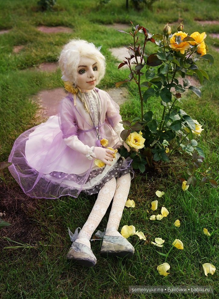 Текстильная кукла Настенька (фото 8)