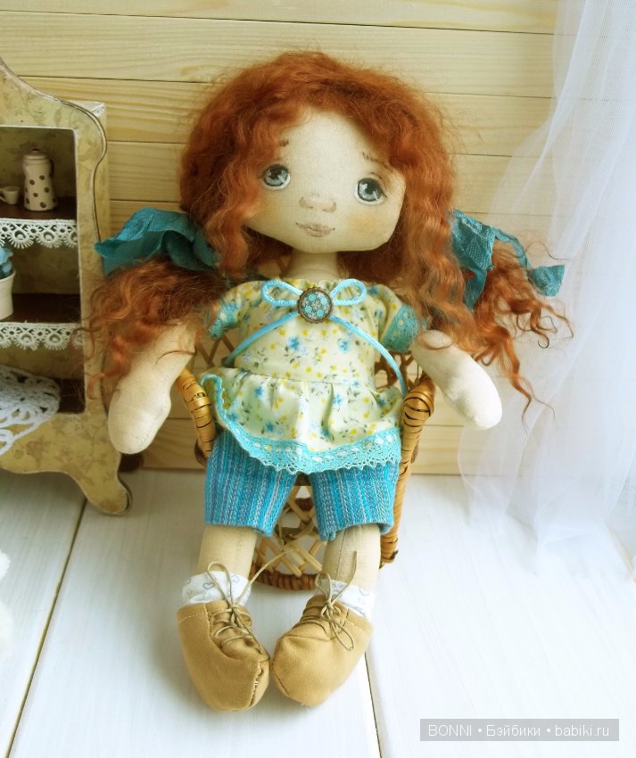 Текстильная кукла ручной работы Лера (фото 2)
