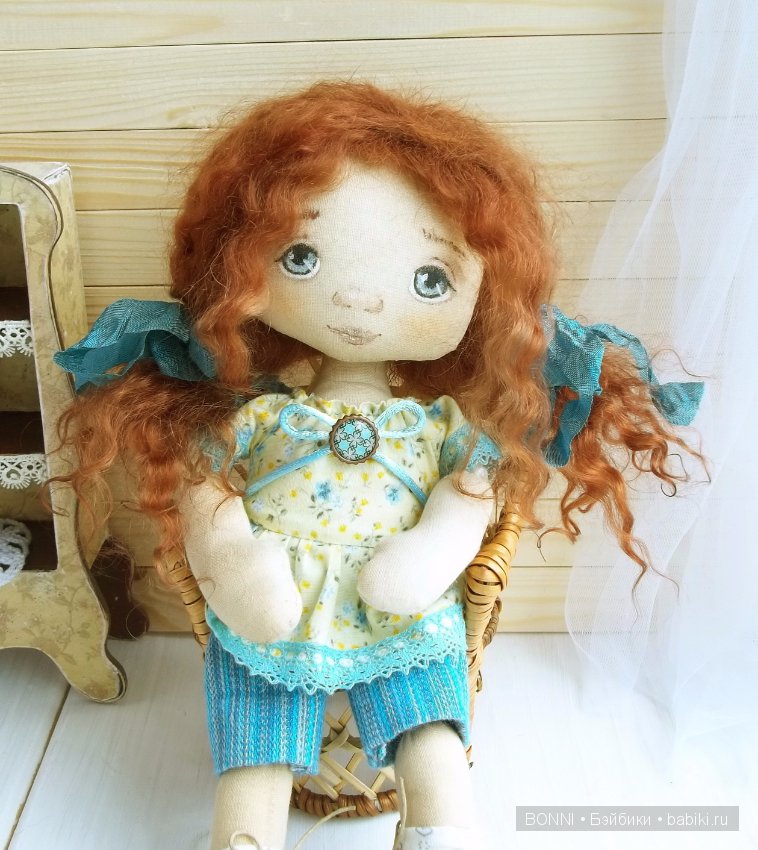 Текстильная кукла ручной работы Лера (фото 3)