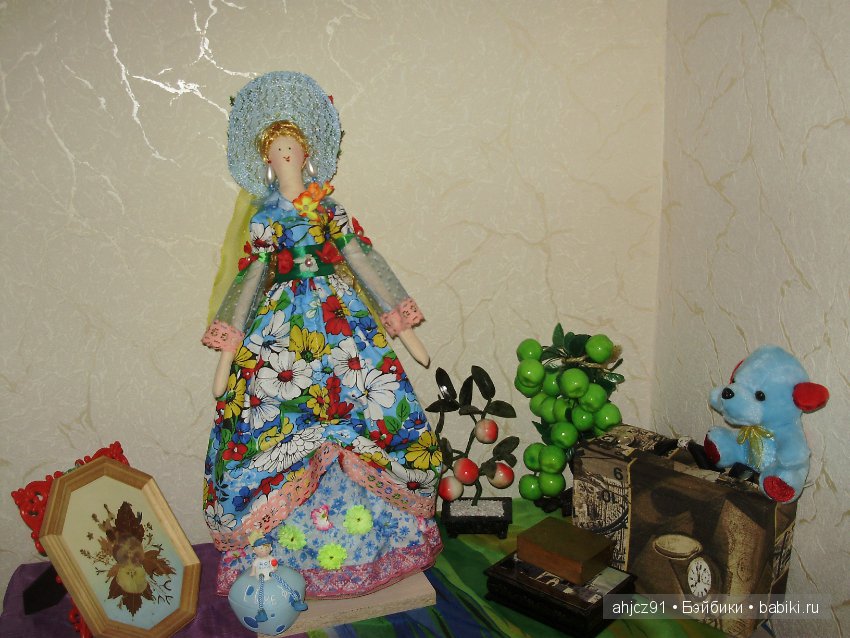 Кукла тильда Джулия, фея июля