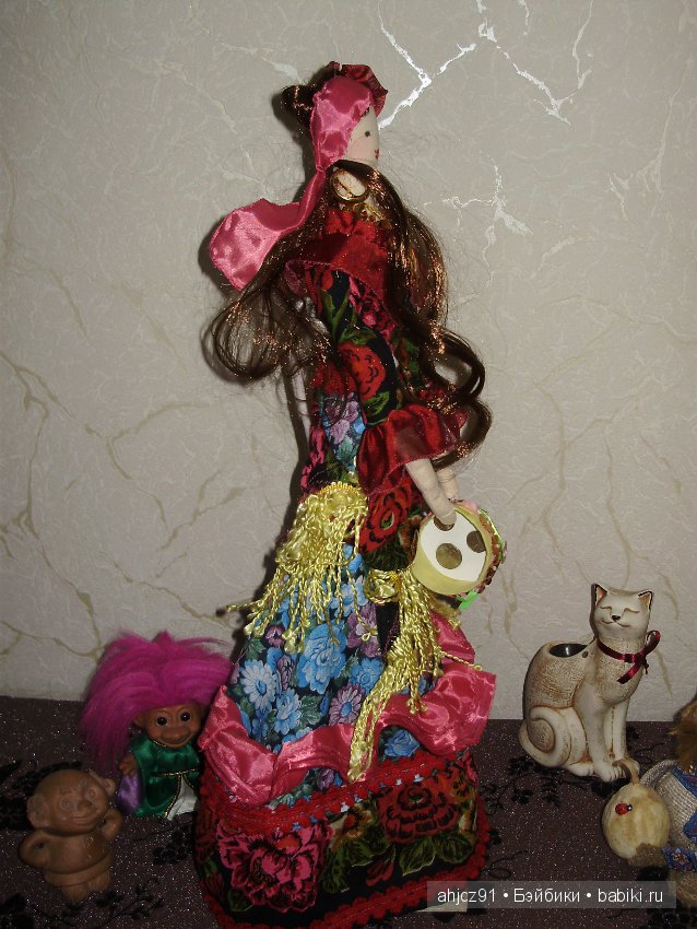 Кукла тильда, цыганка Зара (фото 4)