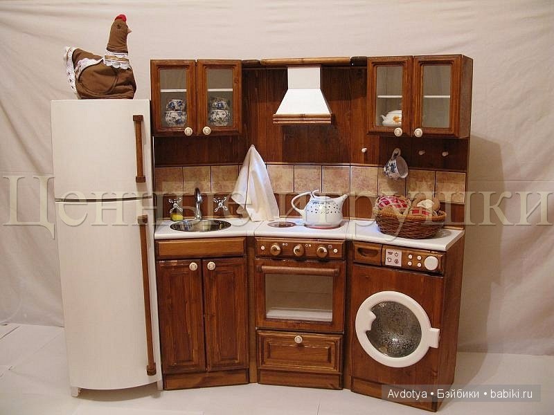 Кухни - игрушки — Мебель для кукол и домиков: фото