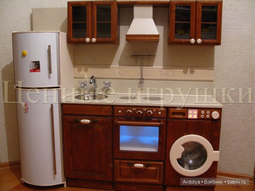 Кухни - игрушки — Мебель для кукол и домиков: фото (фото 8)