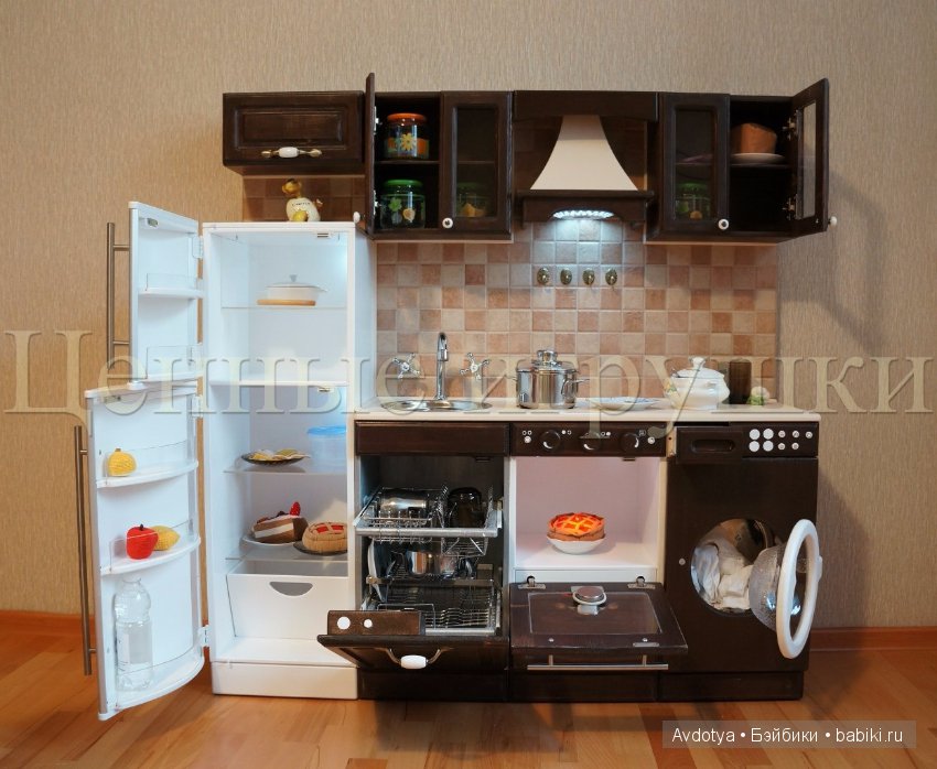 Кухни - игрушки — Мебель для кукол и домиков: фото (фото 4)