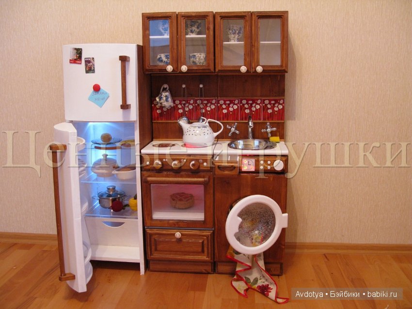 Кухни - игрушки — Мебель для кукол и домиков: фото