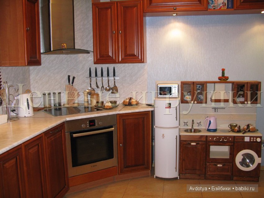 Кухни - игрушки — Мебель для кукол и домиков: фото