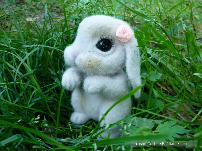 Заинька Стешенька. Валяние из шерсти (фото 9)