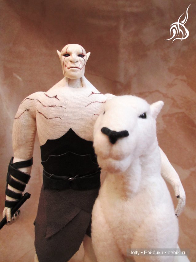 Белая девочка — Текстильные игрушки и примитивы: кофейные (фото 3)