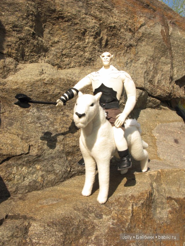 Белая девочка — Текстильные игрушки и примитивы: кофейные (фото 10)