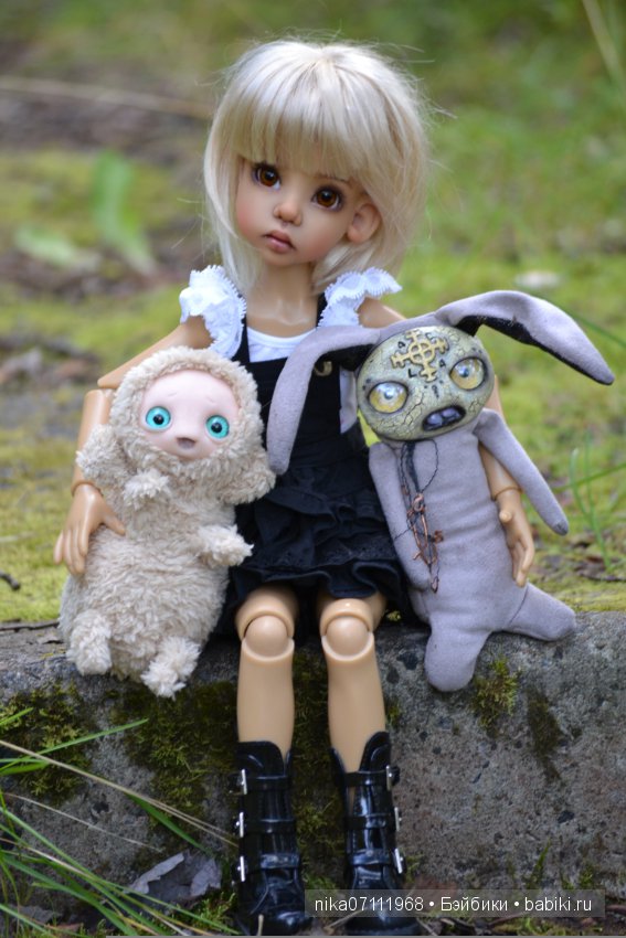 Моя любимая Хоуп с кролом Фортуна и малышкой Сури